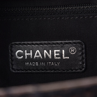 Chanel Aged Calfskin Tweed Medium Secrets Tote Taupe 6 of 7