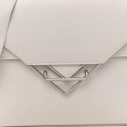 Bottega Veneta Box Calfskin Nappa Clip Bag Chalk 7 of 9