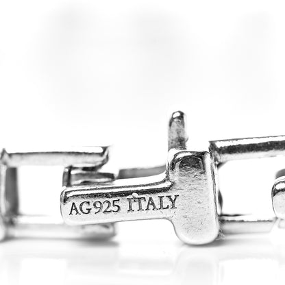 Tiffany Sterling Silver Narrow T Chain Bracelet 5 of 6