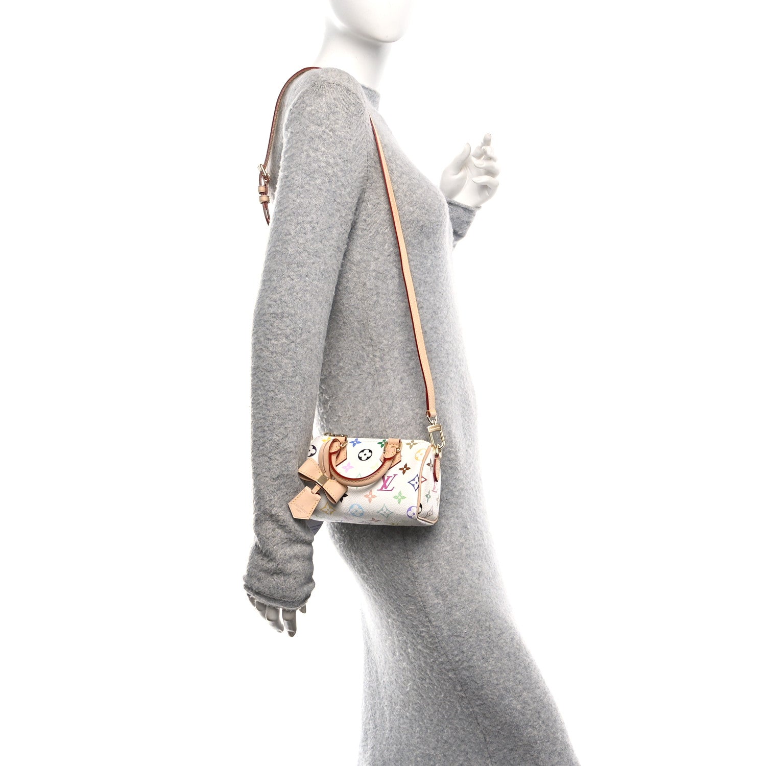 Louis Vuitton LV X TM Monogram Multicolor Nano Speedy White