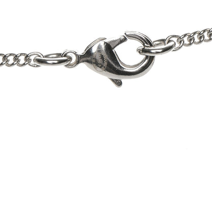 Chanel Baguette Crystal Large CC Necklace Silver Black 5 of 6