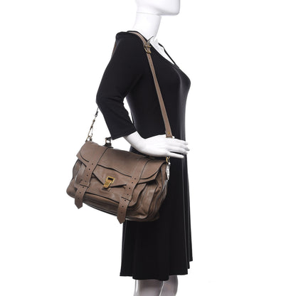 Proenza Schouler Lambskin Medium PS1 Satchel Smoke 2 of 11