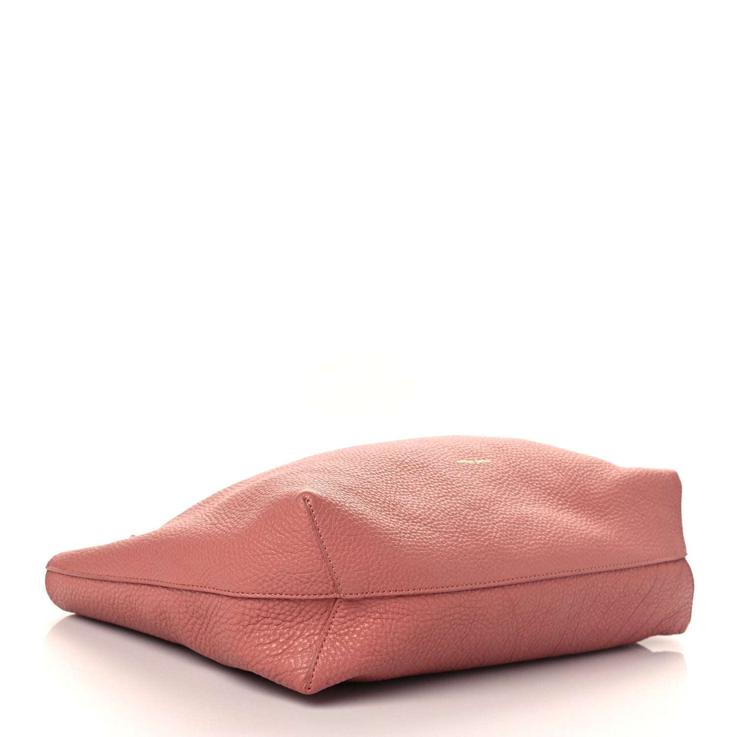 Mansur Gavriel Tumbled Calfskin Small Shopping Tote Blush 4 of 6