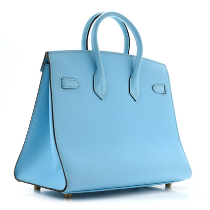 Hermes Epsom Birkin Sellier 25 Celeste 3 of 14