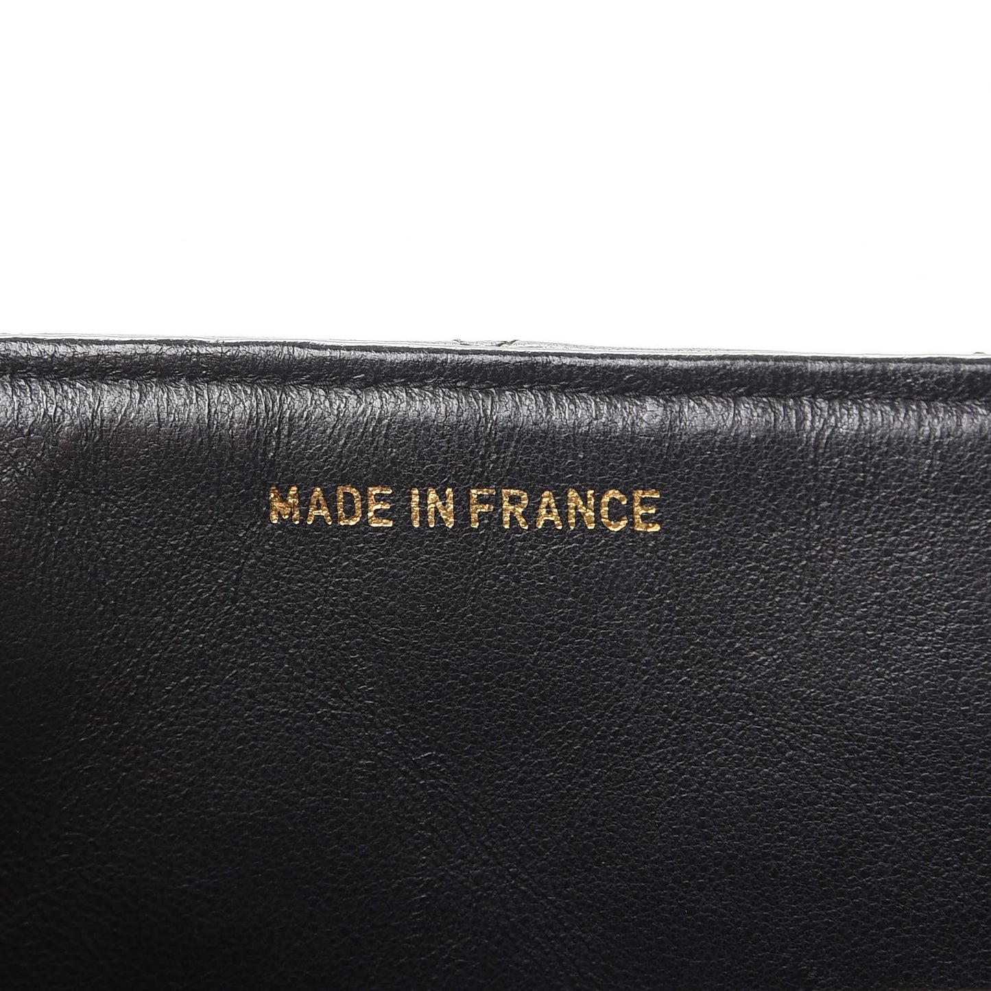 Lambskin Quilted Jumbo Single Flap Black
