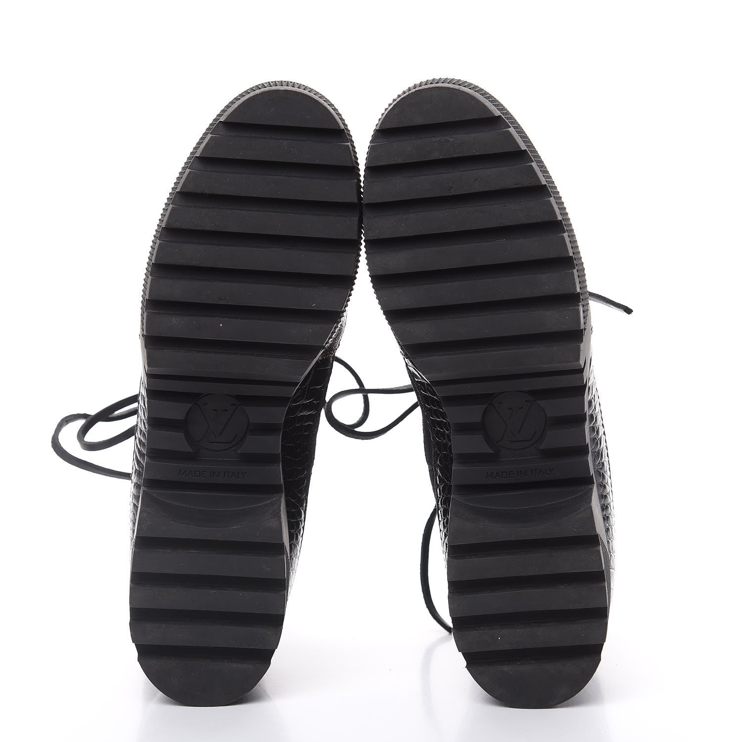 Louis Vuitton Suede Calfskin Monogram Laureate Platform Desert Boots 39 Black 5 of 8