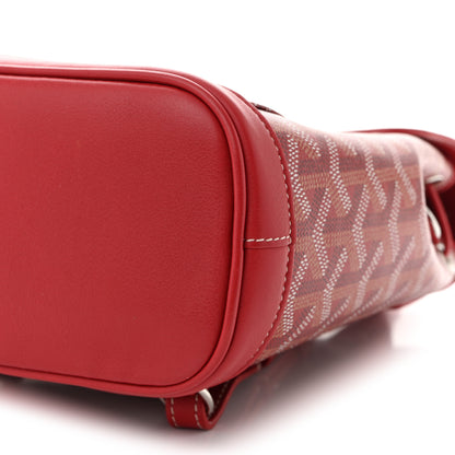 Goyard Goyardine Calfskin Mini Alpin Backpack Red 9 of 9