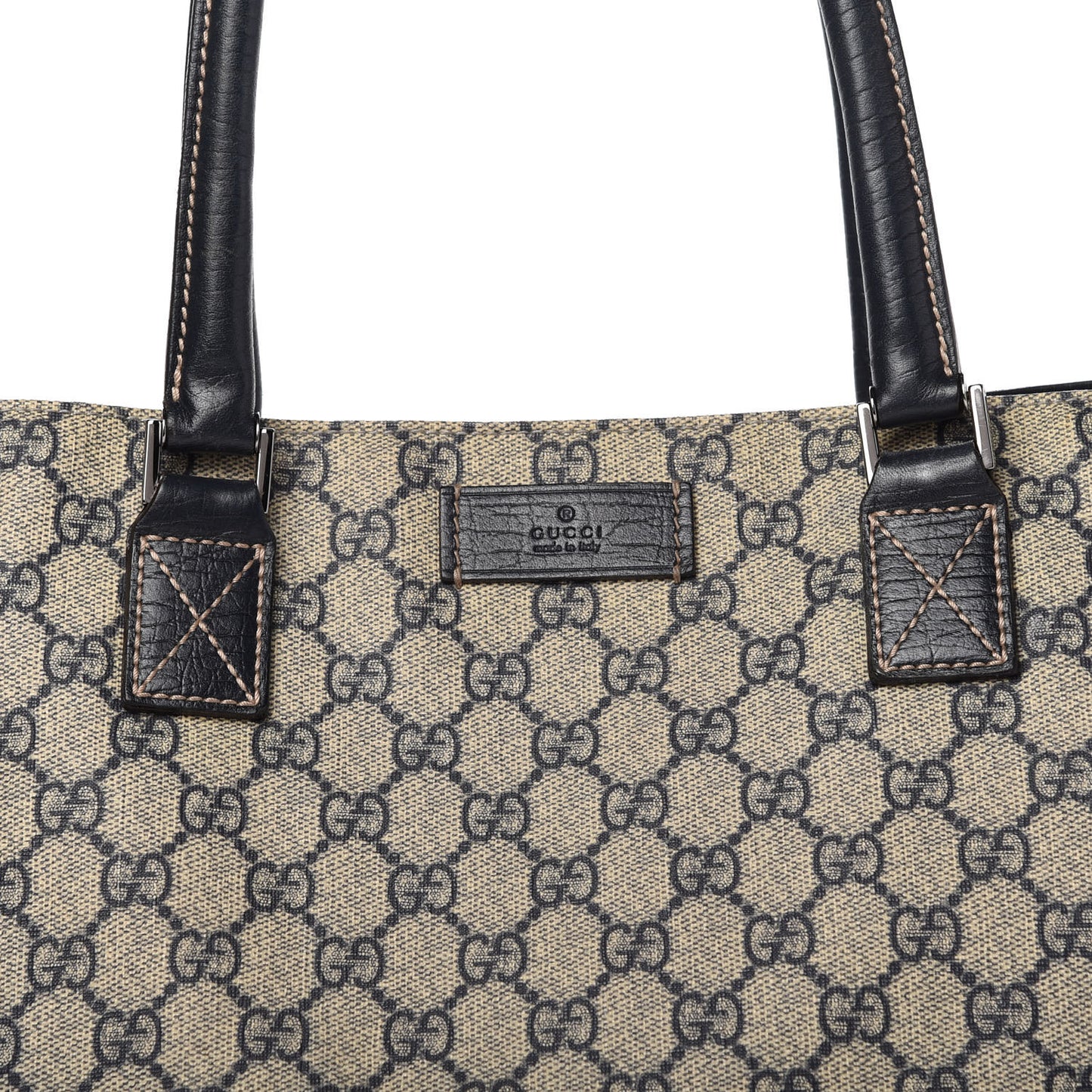 GG Plus Monogram Small Vertical Tote Blue