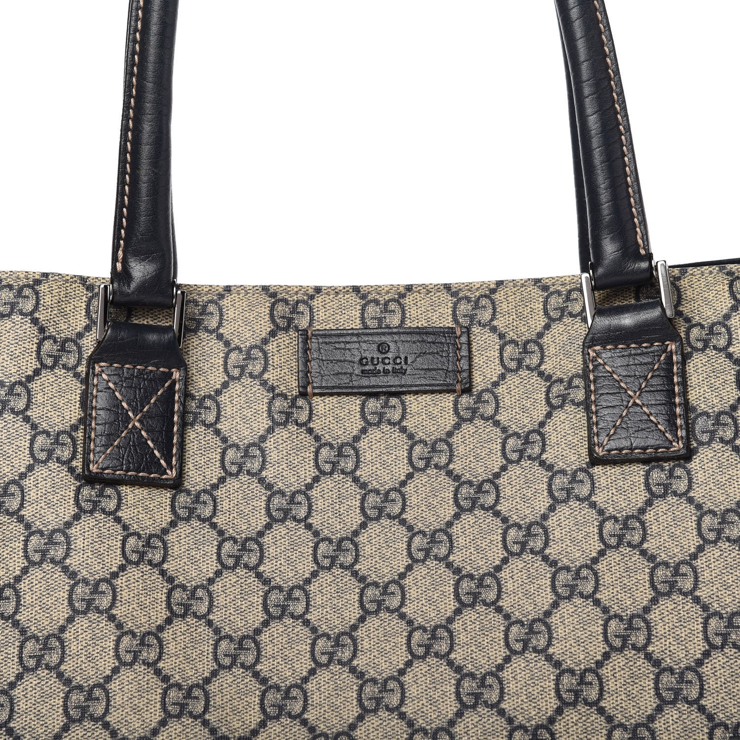 Gucci GG Plus Monogram Small Vertical Tote Blue 10 of 14
