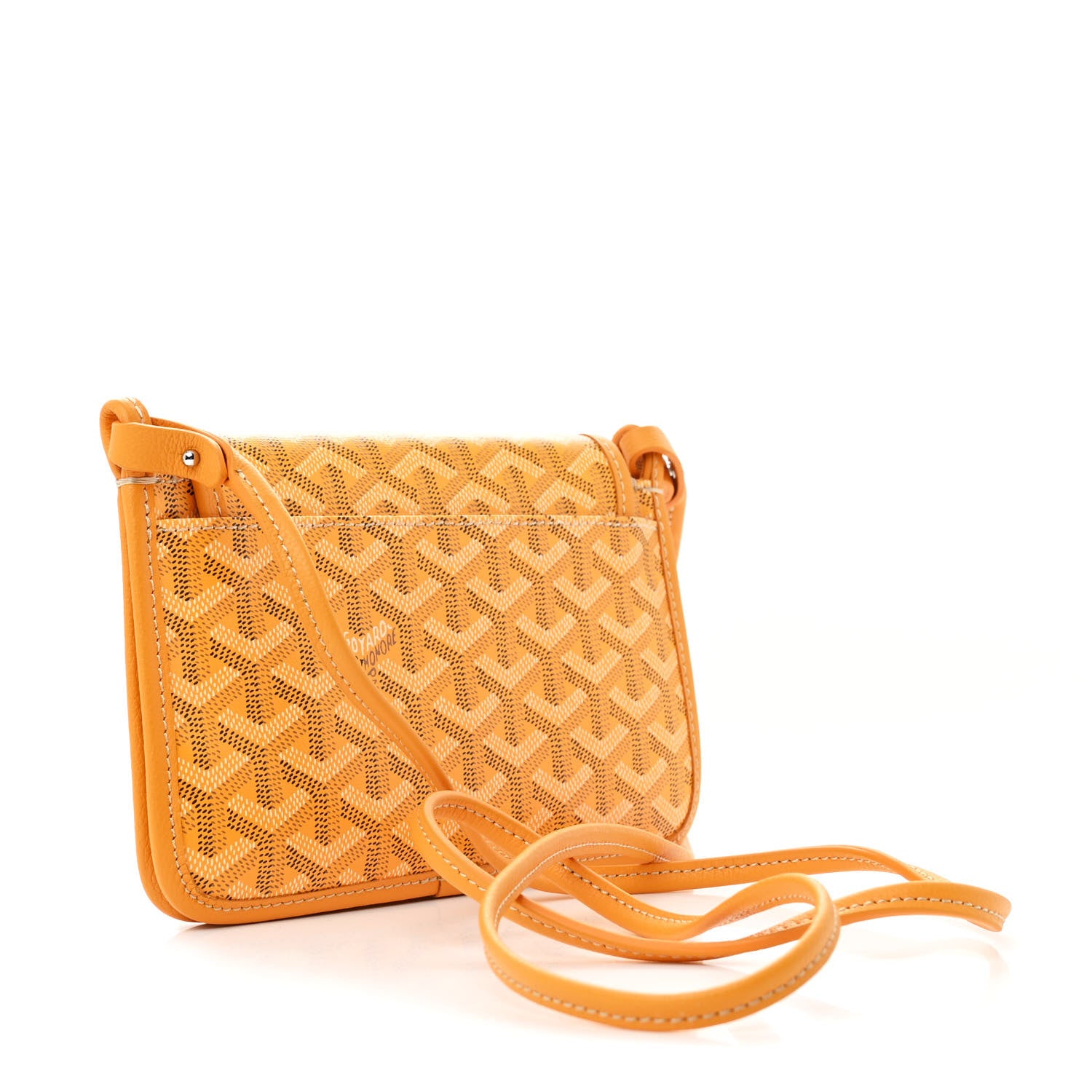 Goyard Goyardine Plumet Wallet Clutch Yellow 3 of 10