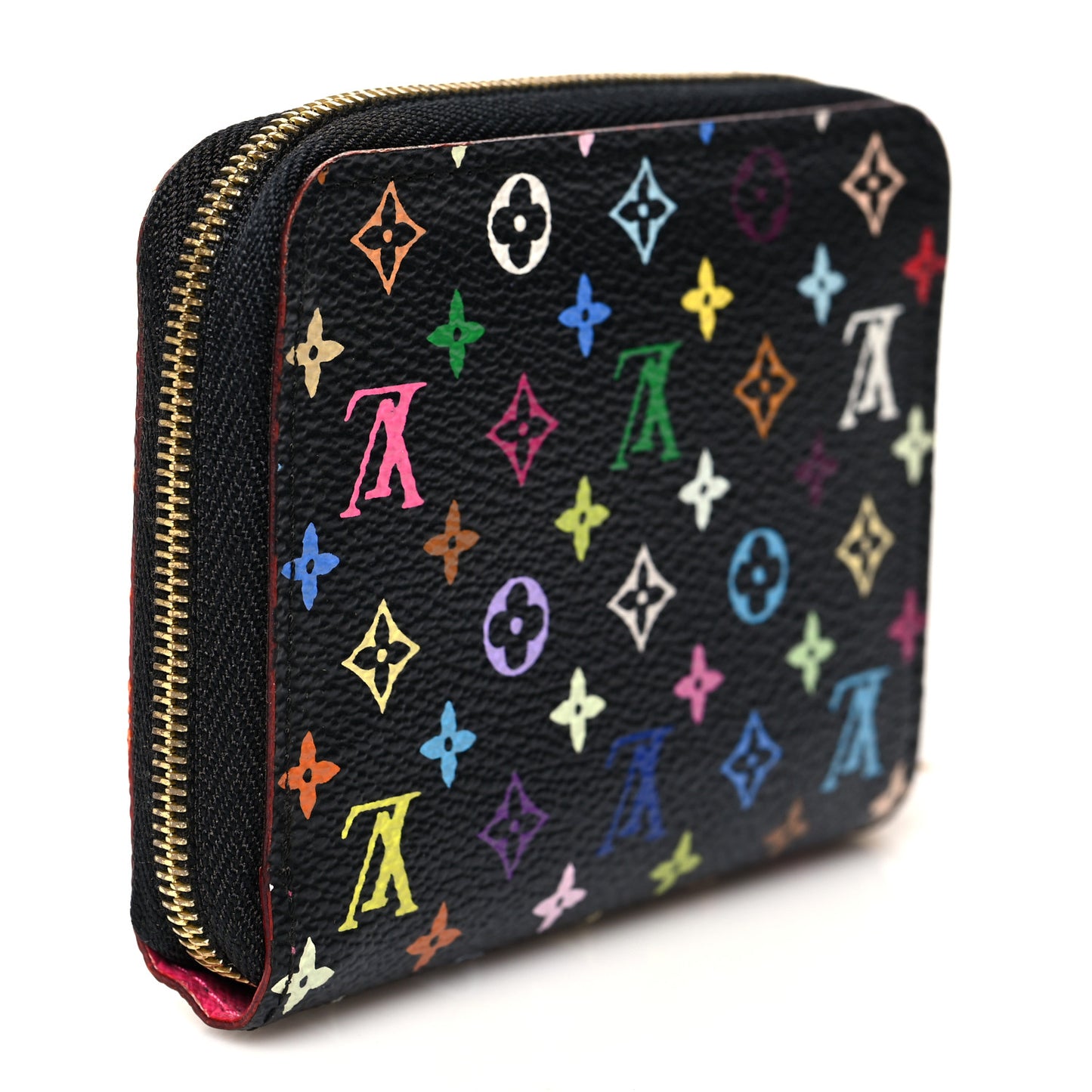 Monogram Multicolor Zippy Coin Purse Black Grenade
