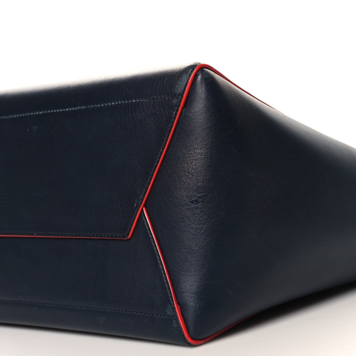 Celine Supersoft Calfskin Sangle Bucket Bag Navy 9 of 14