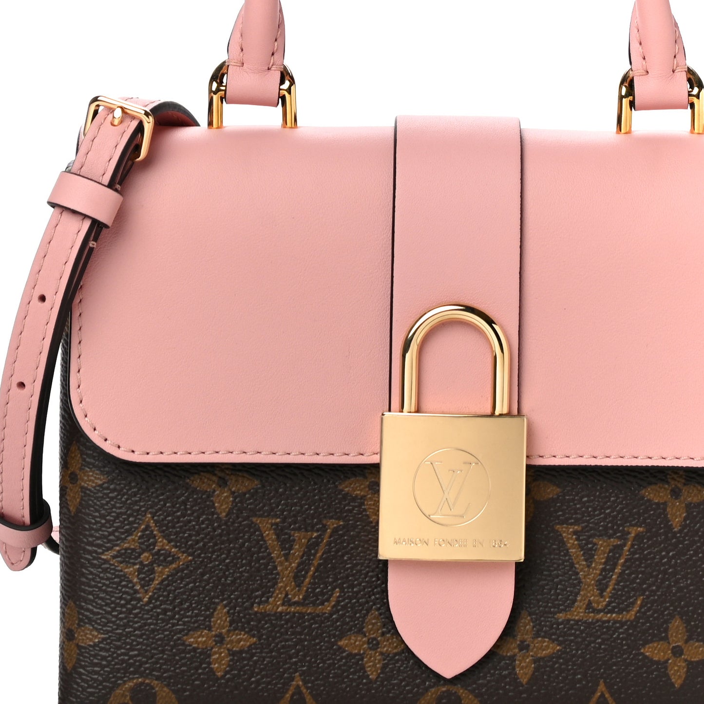 Monogram Locky BB Rose Poudre