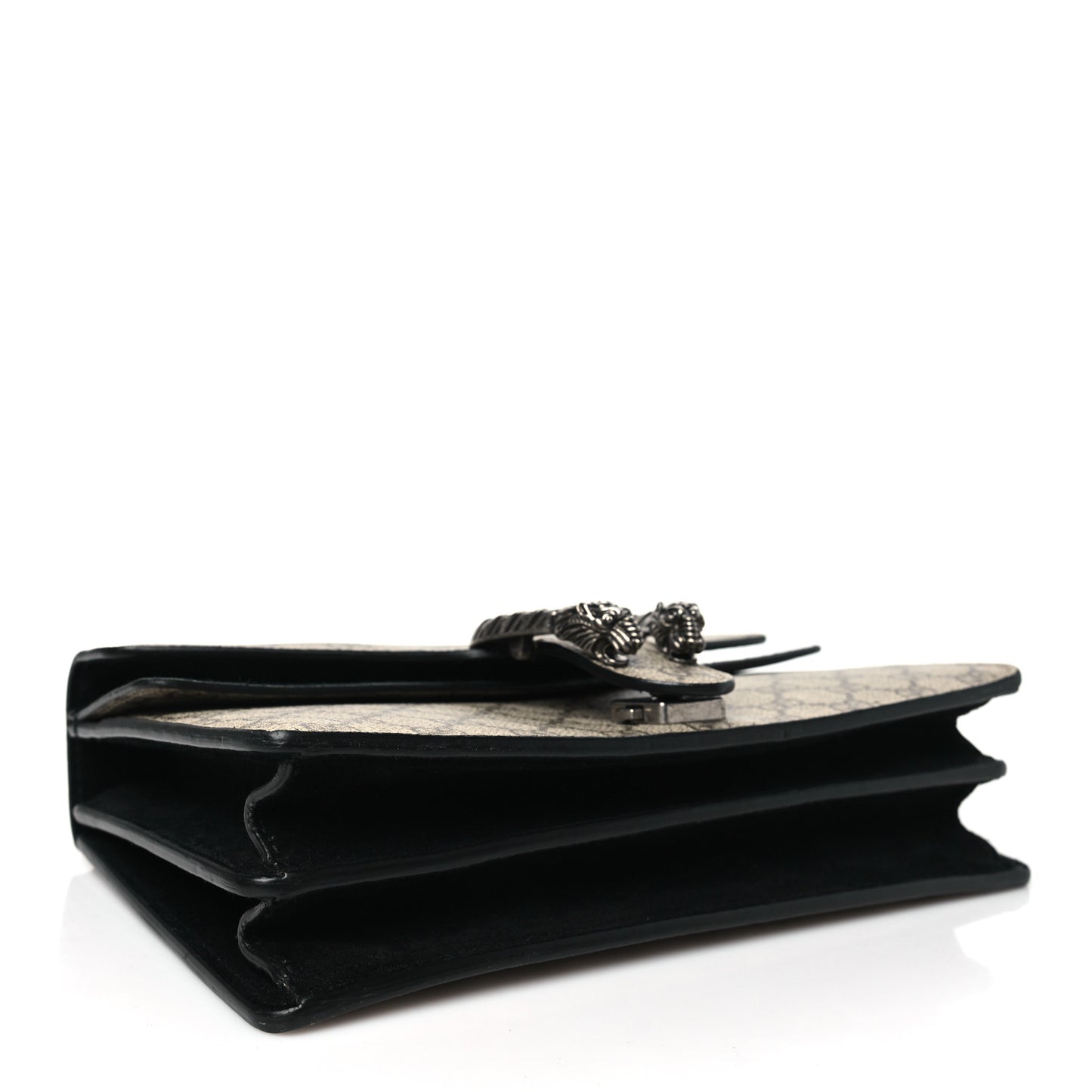 GG Supreme Monogram Small Dionysus Shoulder Bag Black