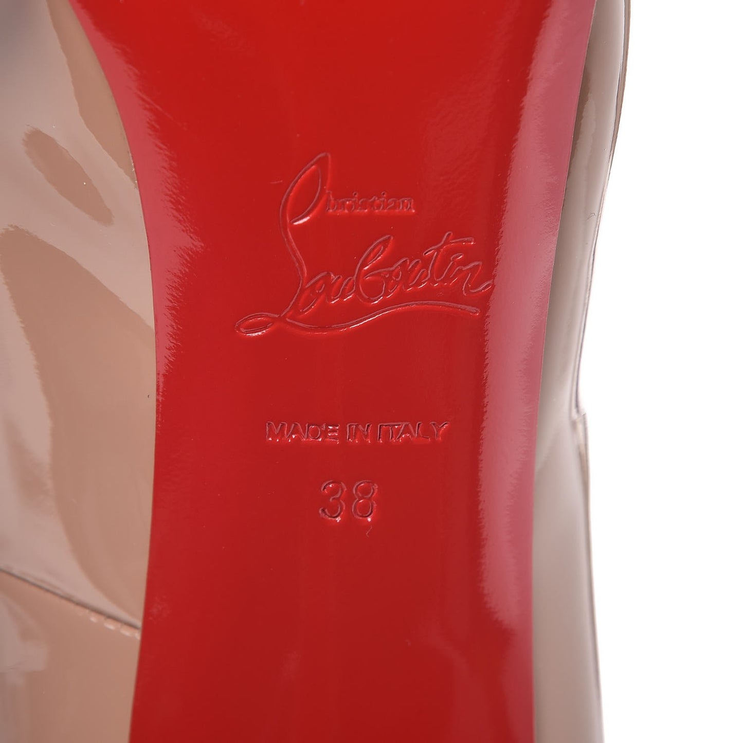 Patent New Very Prive 120 Pumps 38 Nude