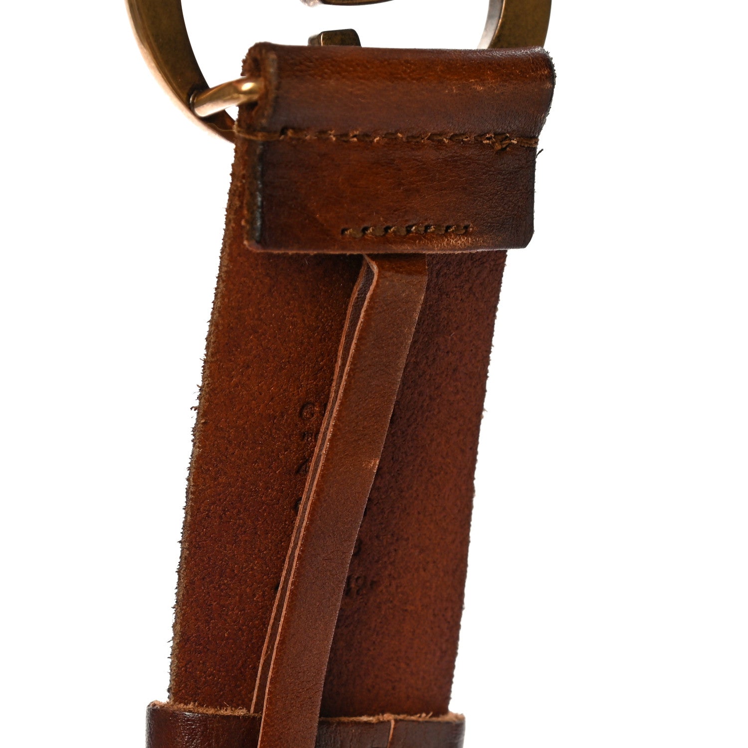 Gucci Faded Calfskin Double G 40mm Belt 95 38 Cuir 7 of 17
