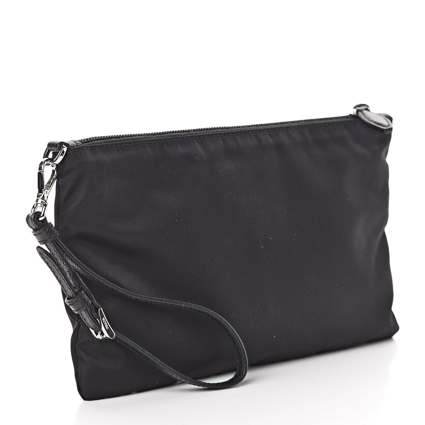 Tessuto Nylon Vela Wristlet Black