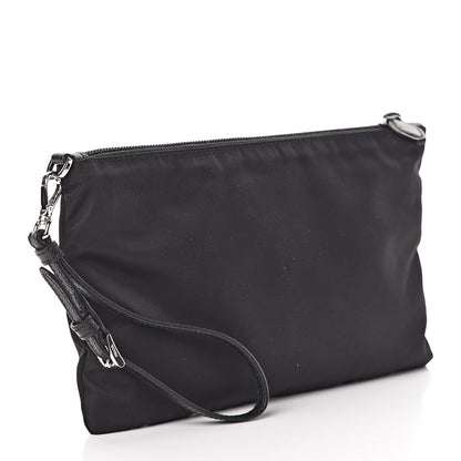 Prada Tessuto Nylon Vela Wristlet Black 3 of 9