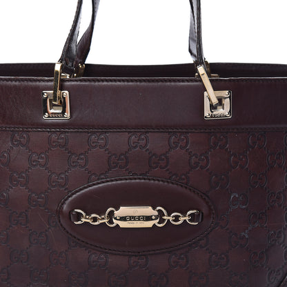 Gucci Guccissima Large Punch Tote Chocolate 8 of 17