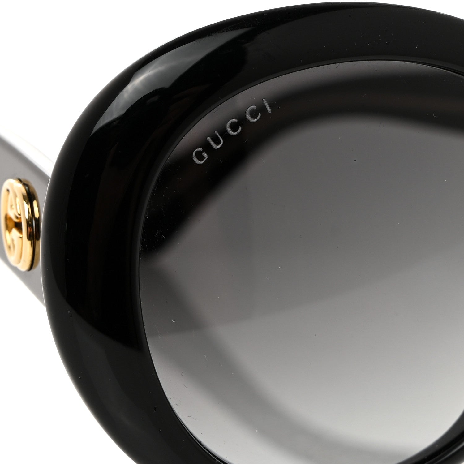 Gucci Acetate Round GG Sunglasses GG3815S Black 7 of 8