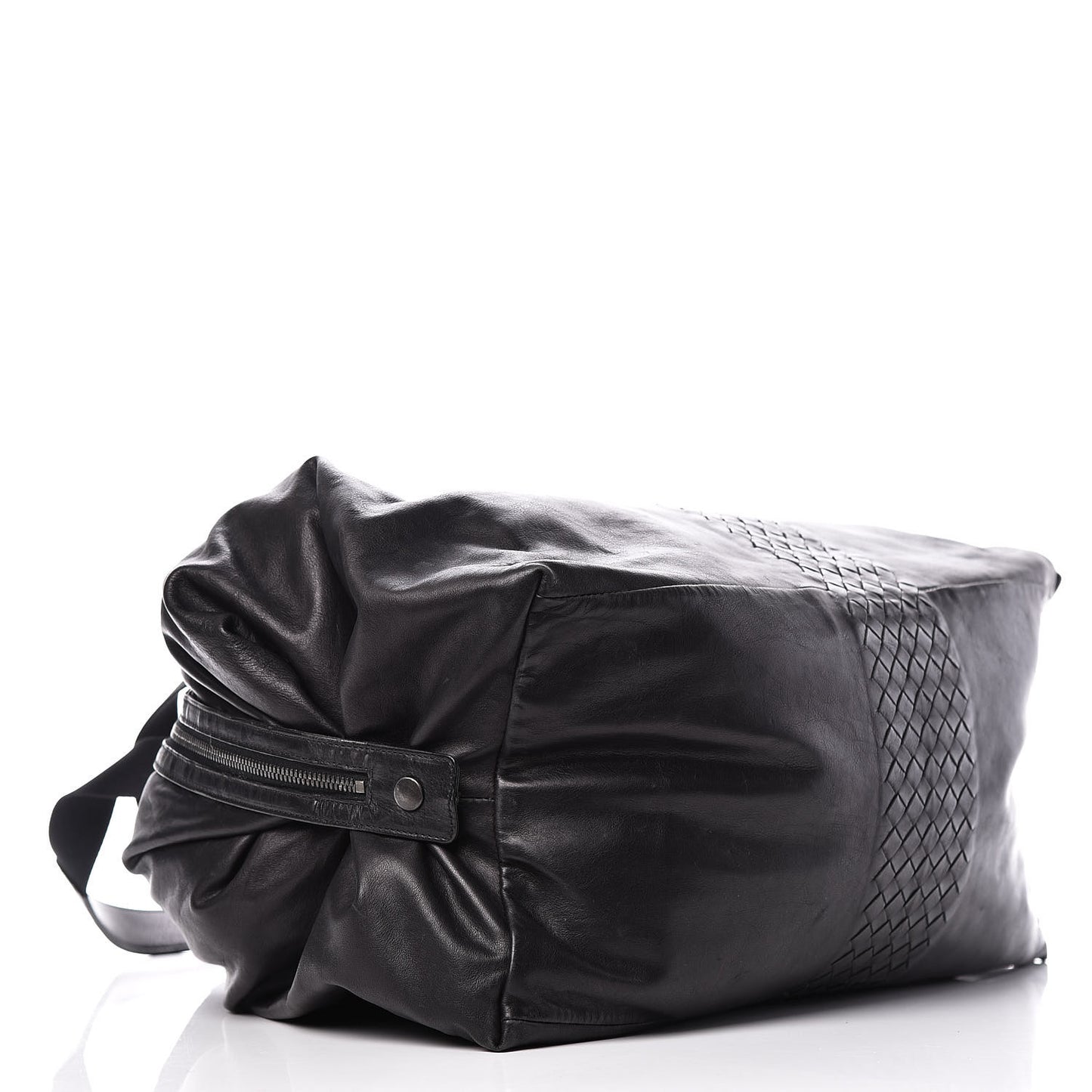 Light Calf Intrecciato Duffle Black
