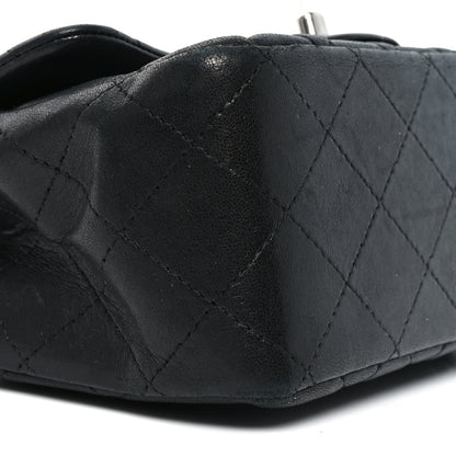 Chanel Lambskin Quilted Mini Square Flap Black 9 of 10