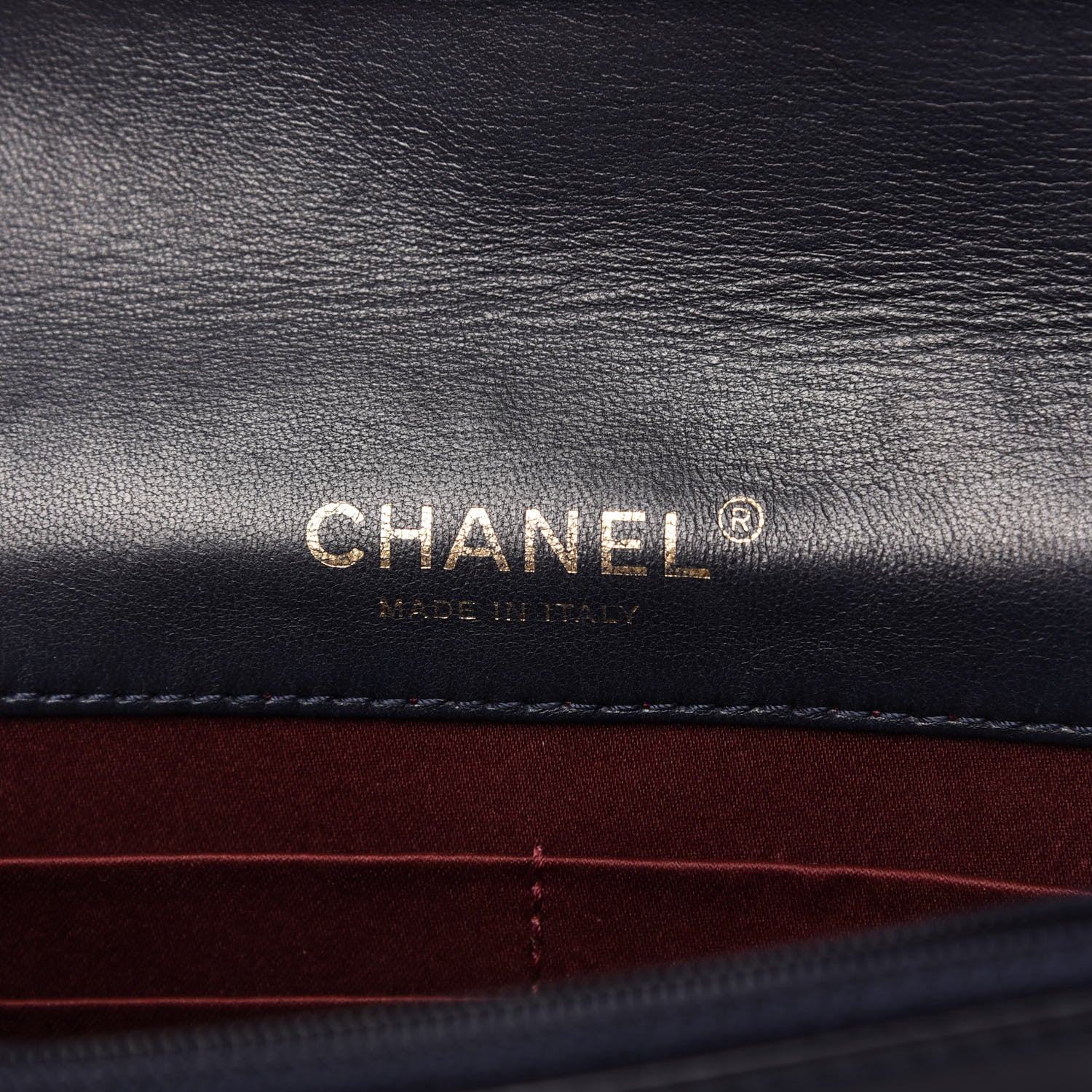 Chanel Lambskin Quilted Golden Class Wallet on Chain WOC Navy 8 of 11