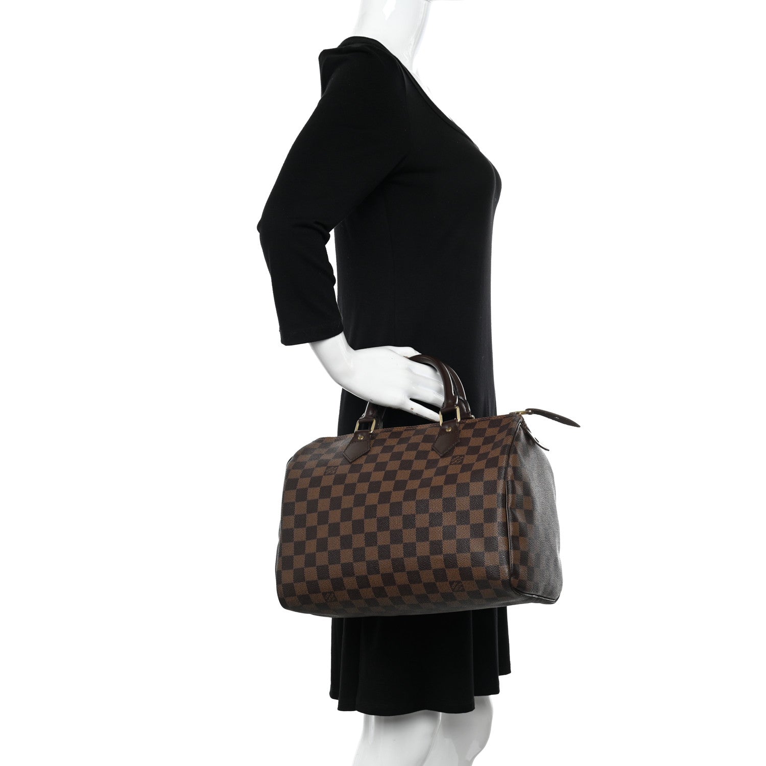 Louis Vuitton Damier Ebene Speedy 30 3 of 10