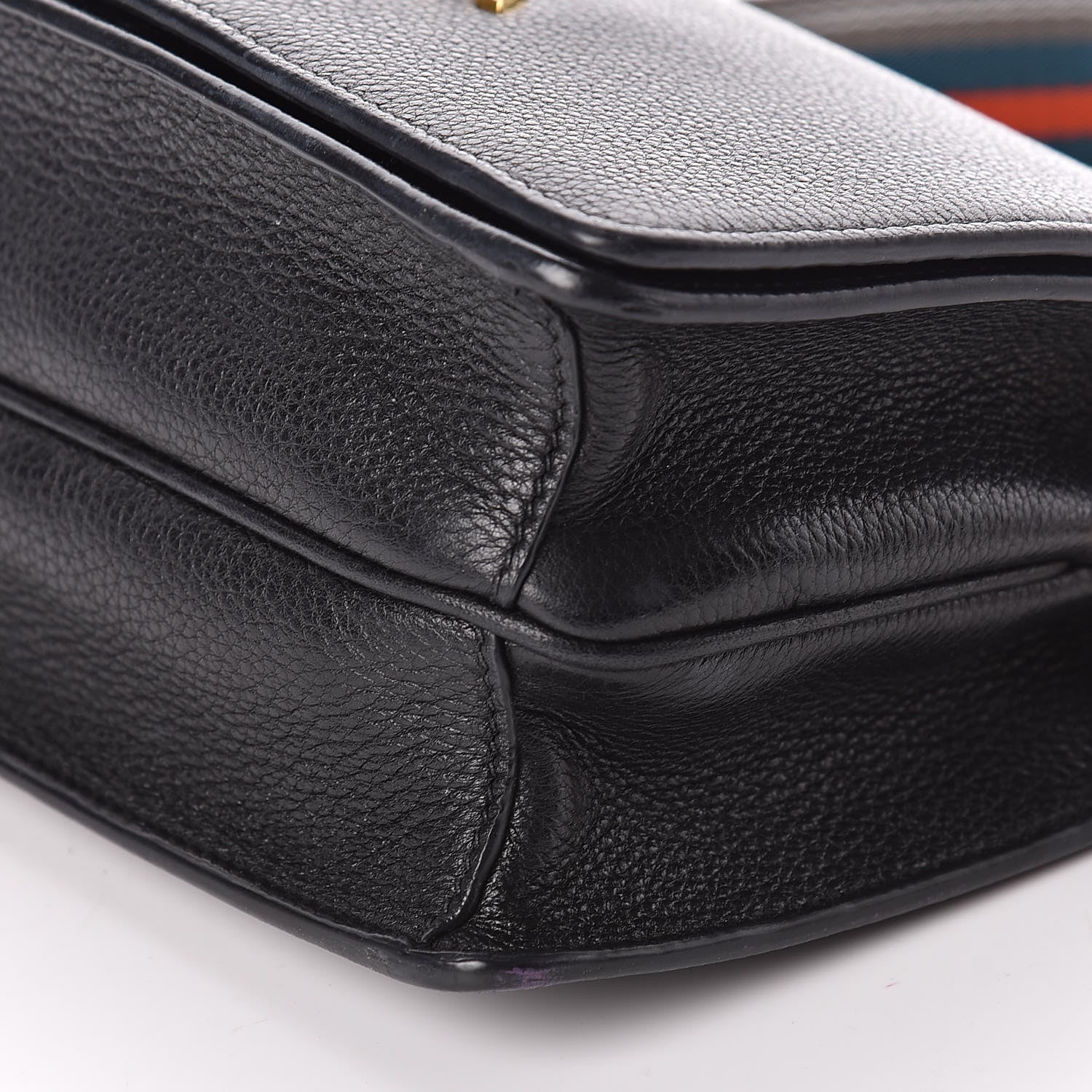 Prada Vitello Daino Flap Crossbody Black 10 of 11