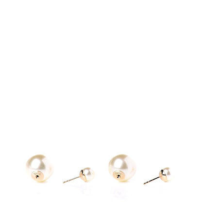 Christian Dior Pearl Mise En Dior Tribal Earrings 3 of 5