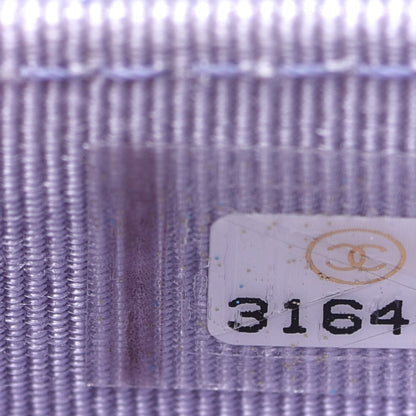 Chanel Caviar Quilted Flap Card Holder Wallet Light Purple 8 of 9