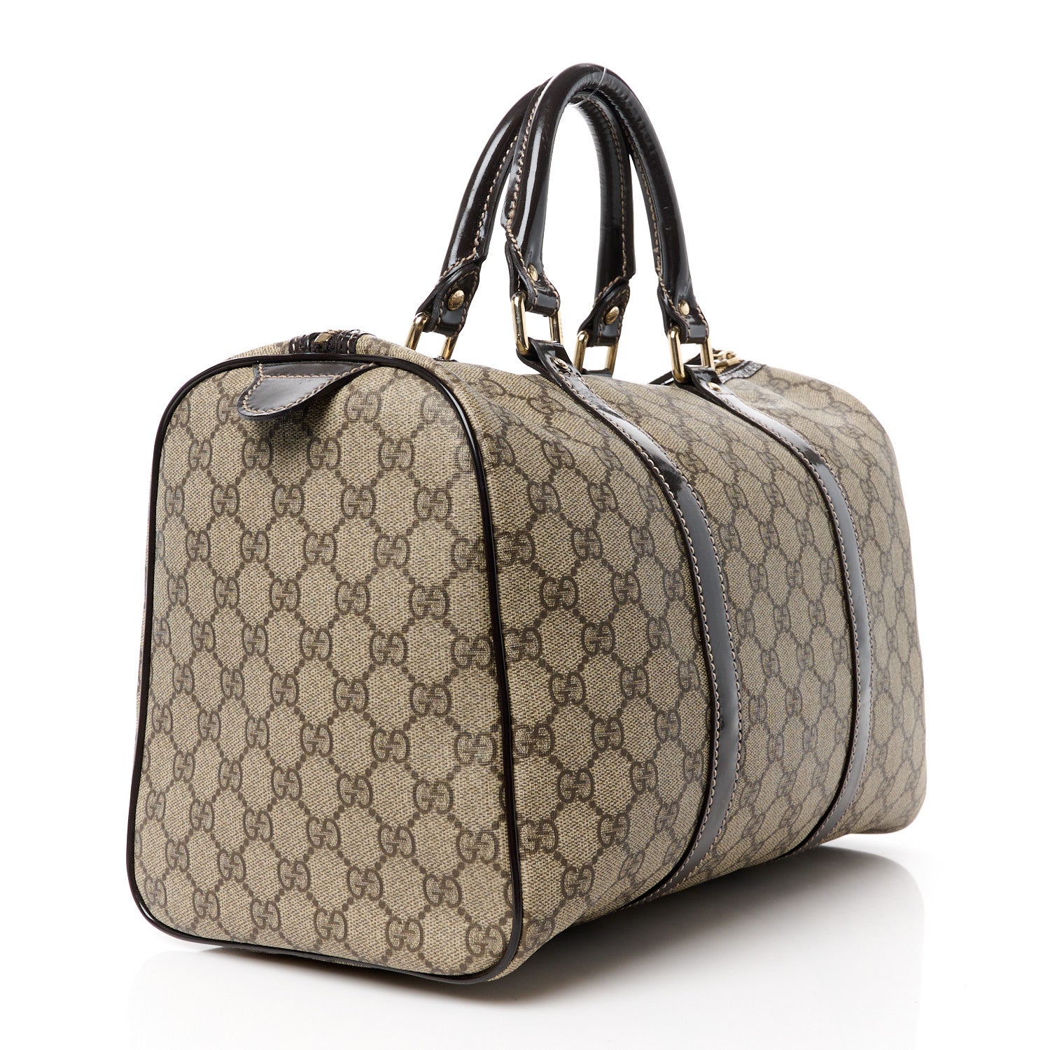 Gucci GG Plus Monogram Medium Joy Boston Dark Brown 3 of 12