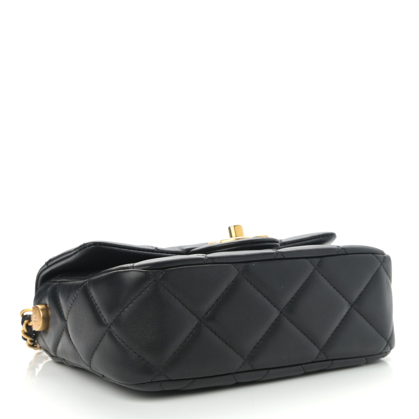 Lambskin Quilted Mini My Perfect Flap Black