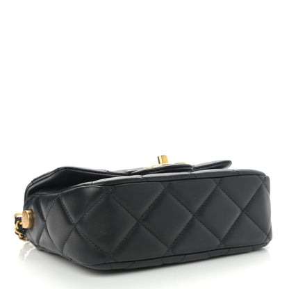 Chanel Lambskin Quilted Mini My Perfect Flap Black 4 of 11