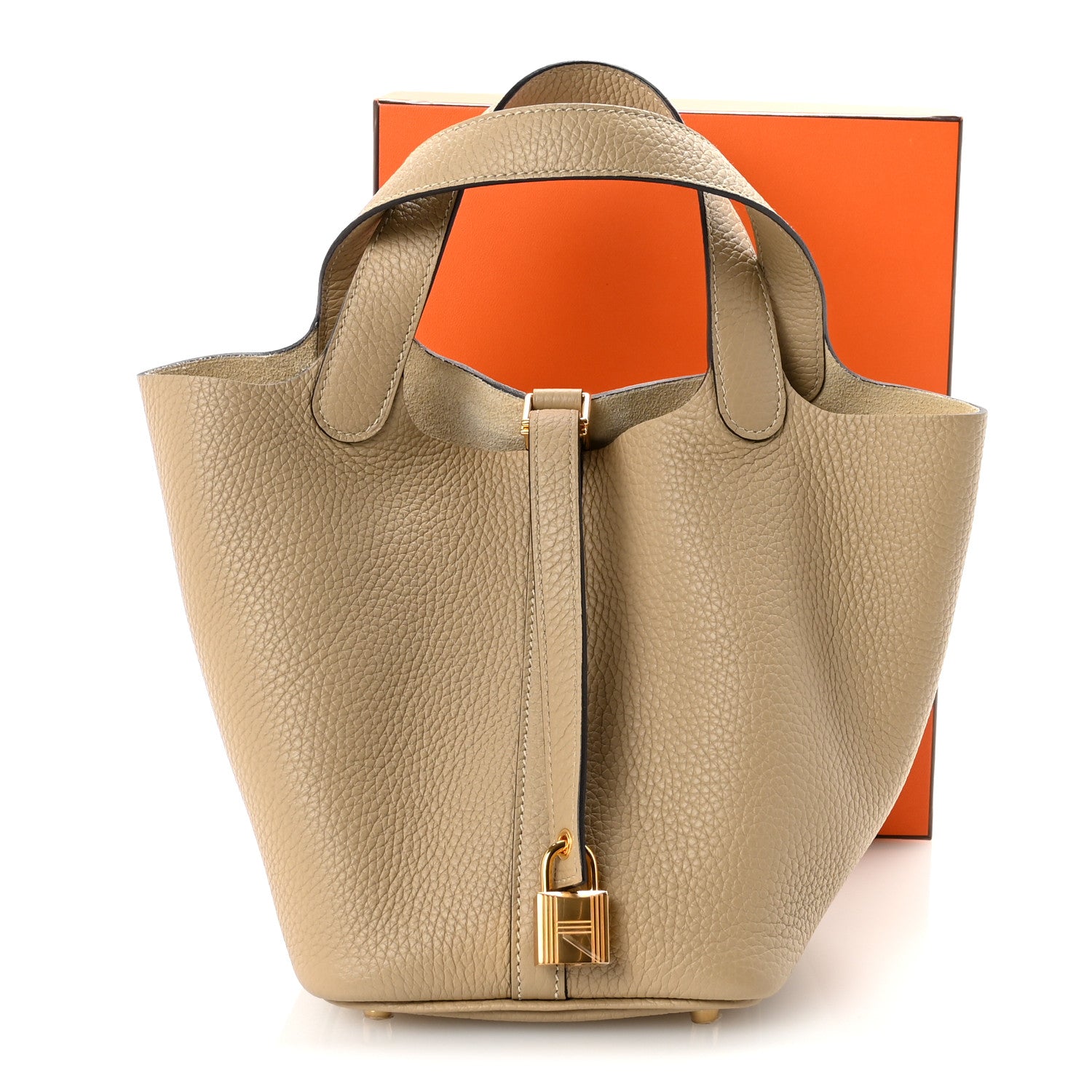 Hermes Taurillon Clemence Picotin Lock 18 PM Trench 11 of 11