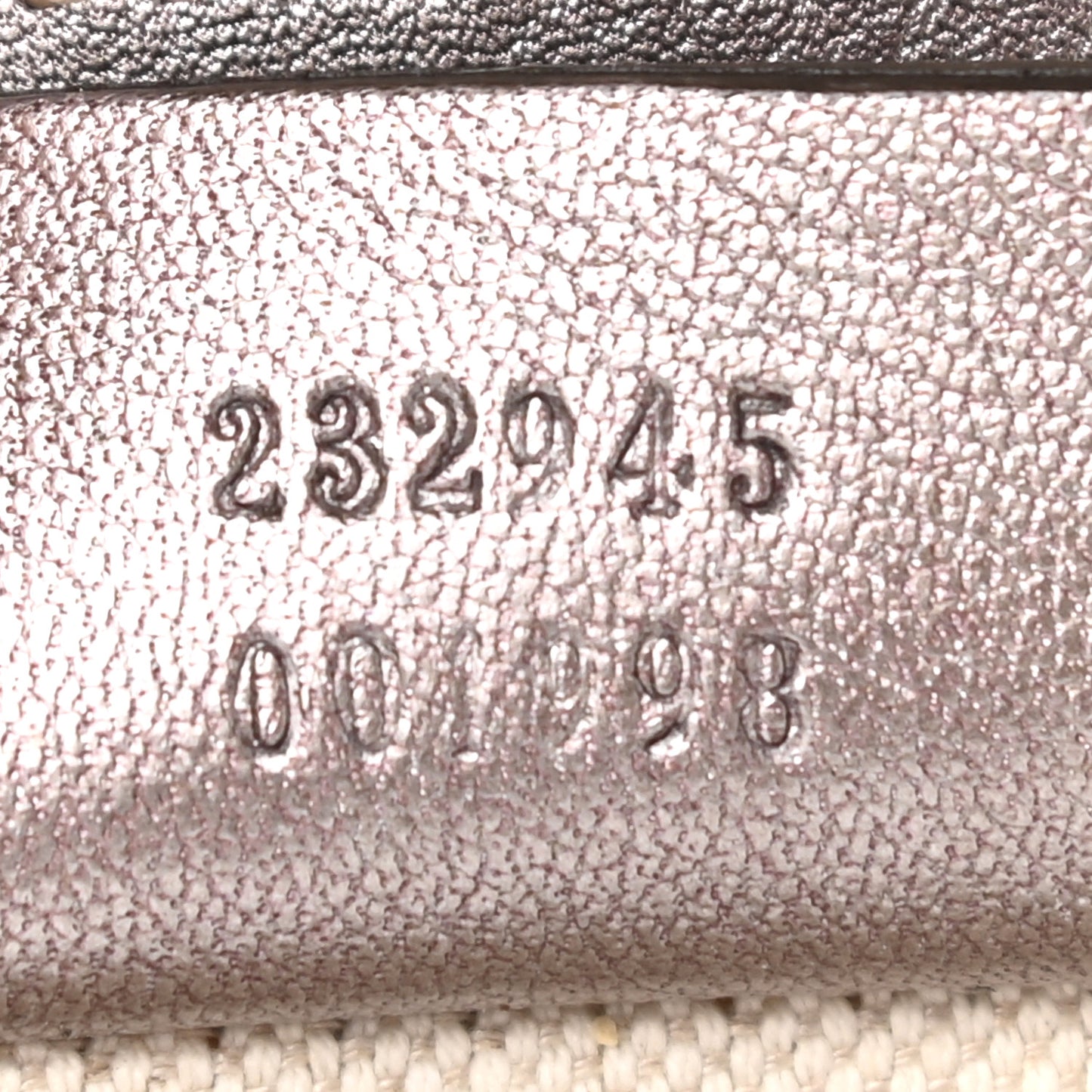 Metallic Guccissima GG Twins Hobo