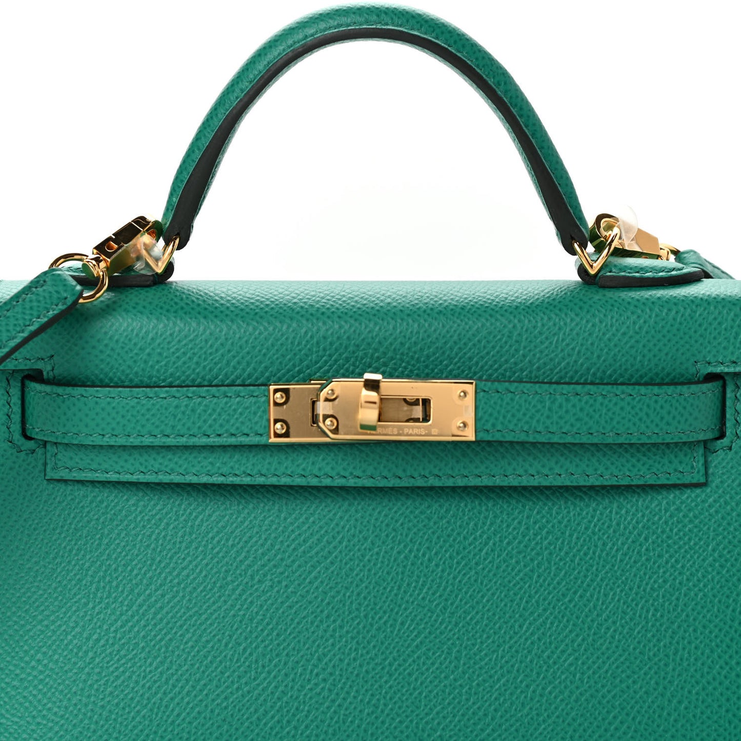 Epsom Mini Kelly Sellier 20 Vert Jade