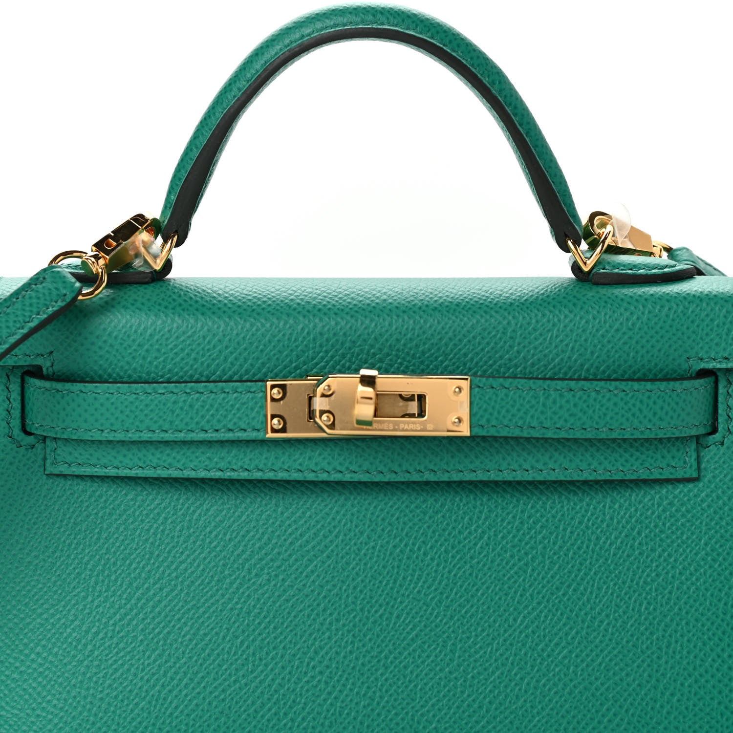 Hermes Epsom Mini Kelly Sellier 20 Vert Jade 7 of 10