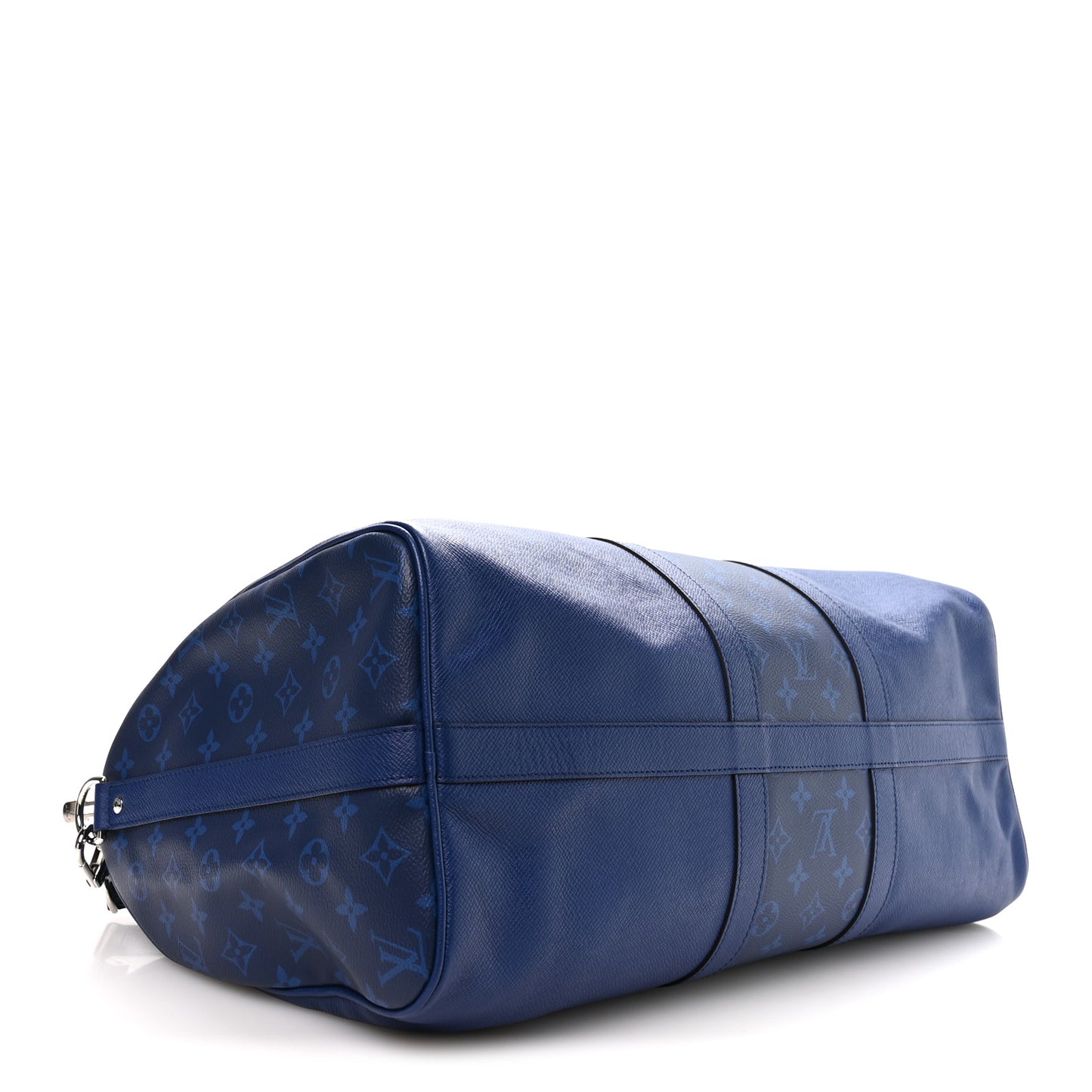 Taiga Monogram Eclipse Keepall Bandouliere 50 Pacific Blue