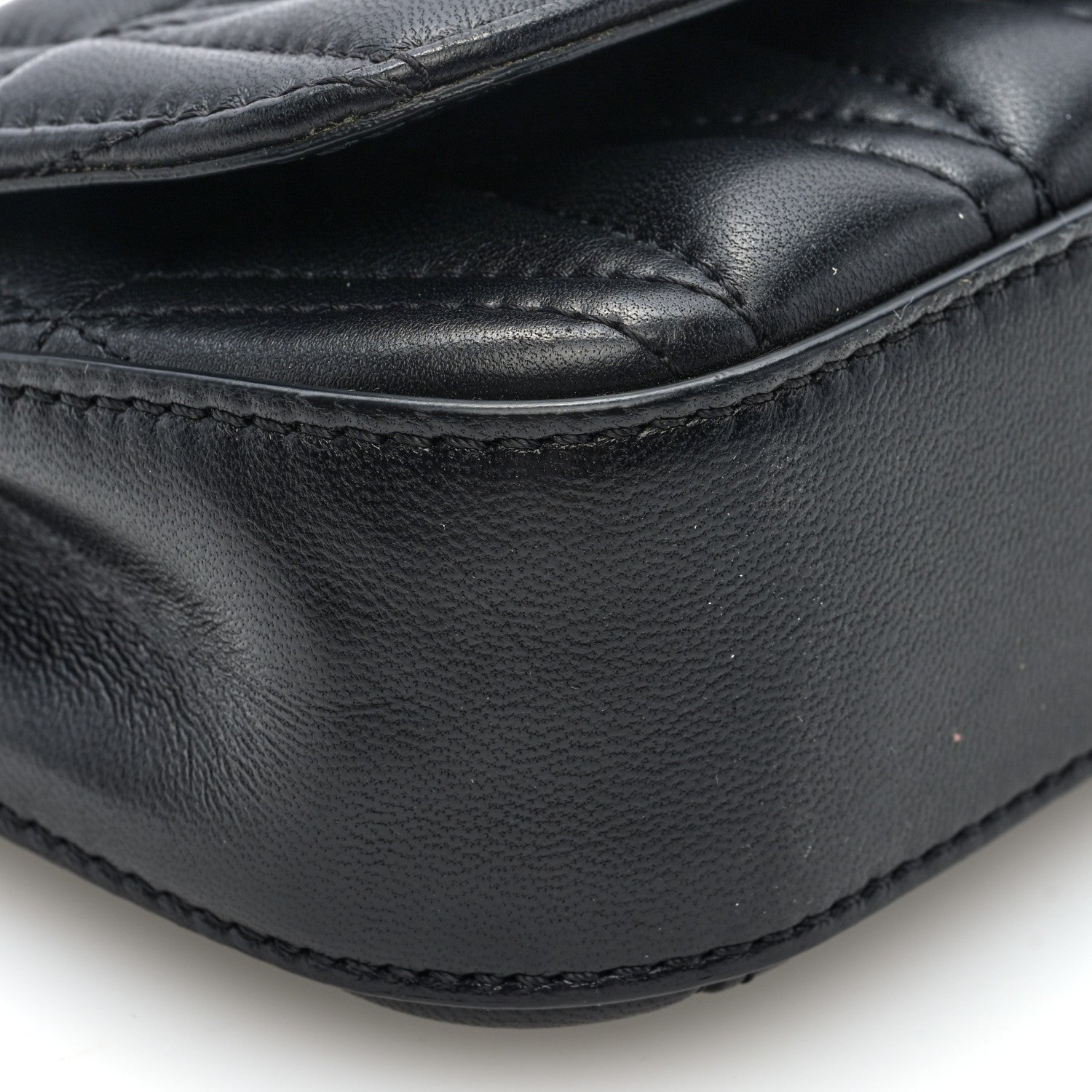 Versace Nappa Quilted Virtus Evening Bag Black 8 of 9