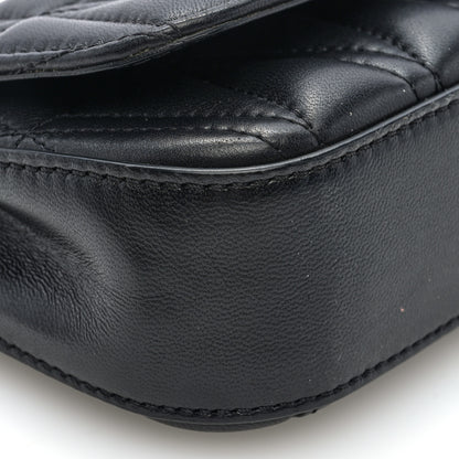 Versace Nappa Quilted Virtus Evening Bag Black 8 of 9