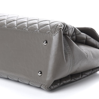 Chanel Aged Calfskin Medium Lady Pearly Flap Grey 7 of 15
