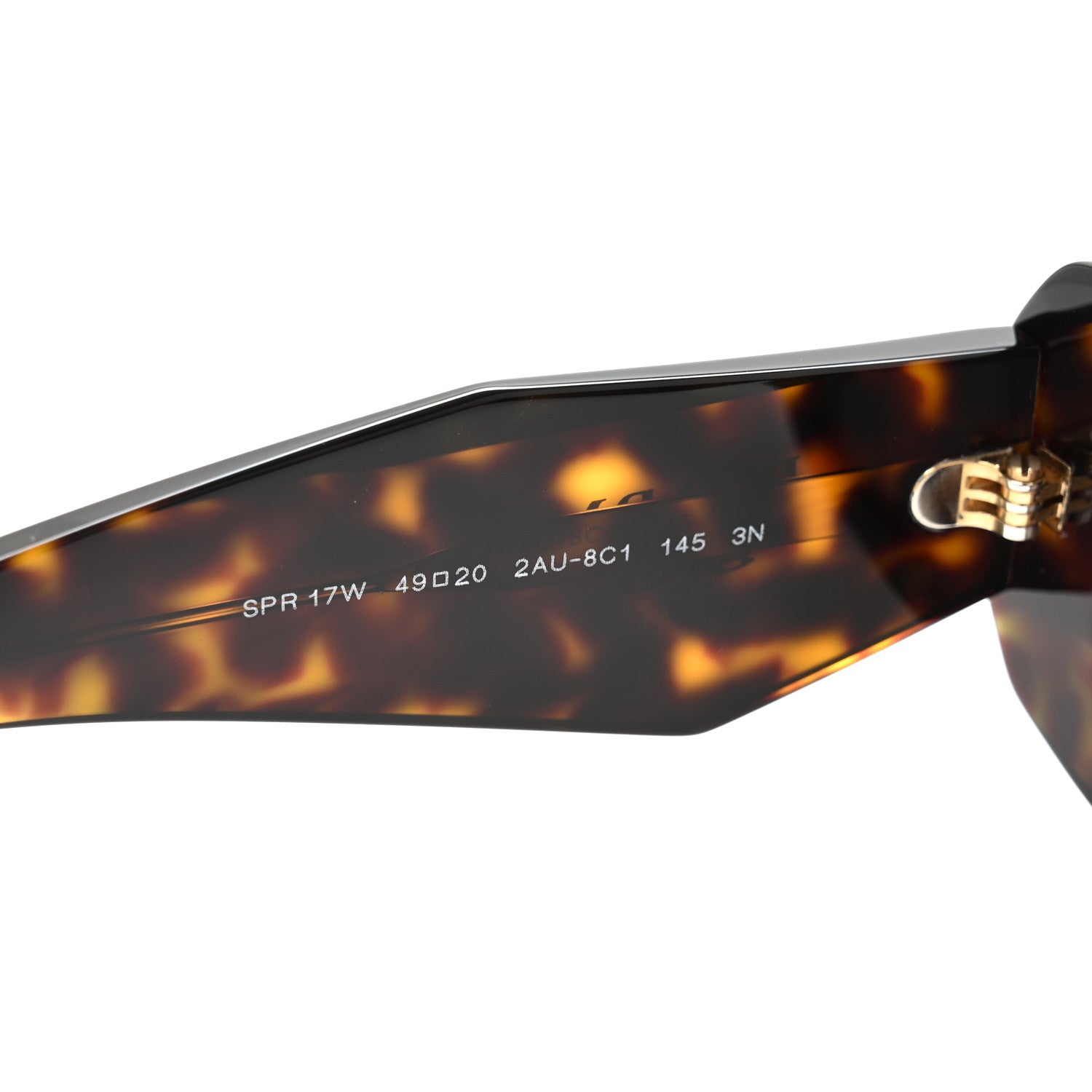 Prada Acetate Symbole Sunglasses SPR 17W Honey Tortoise 6 of 8