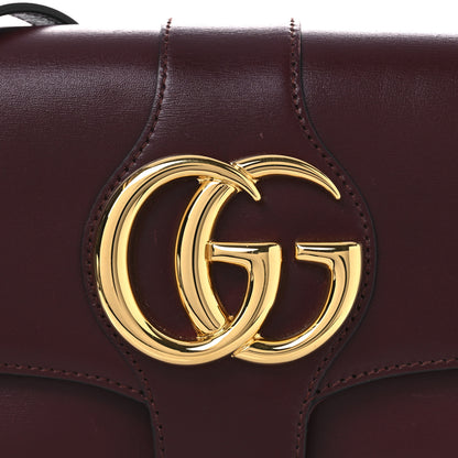 Gucci Vitello Palmellato Lux Small Arli Flap Shoulder Bag Vintage Bordeaux 8 of 13