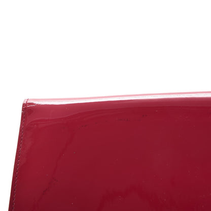 Louis Vuitton Patent Louise Clutch Rose Indien 10 of 11