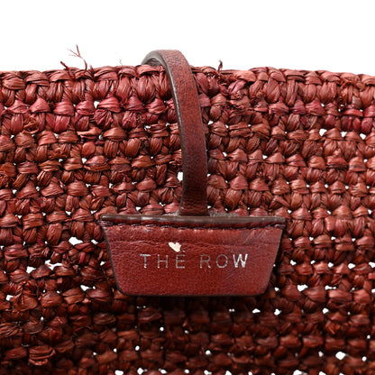The Row Raffia Emilie Tote Bag Mocha 5 of 8