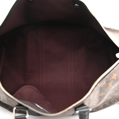 Louis Vuitton Monogram Macassar Keepall Bandouliere 55 5 of 10
