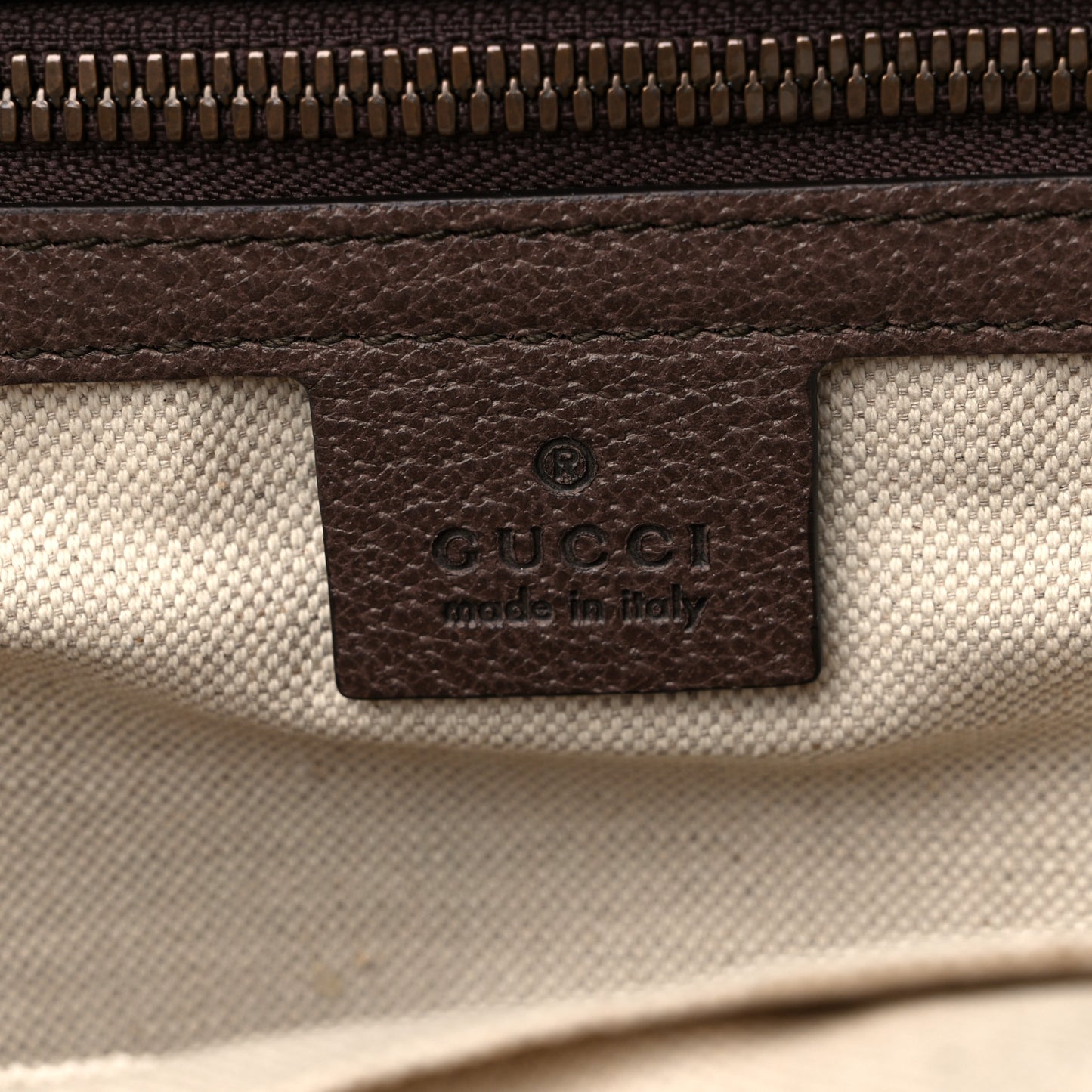 GG Supreme Monogram Calfskin Web Small Ophidia Day Backpack Beige Ebony New Acero