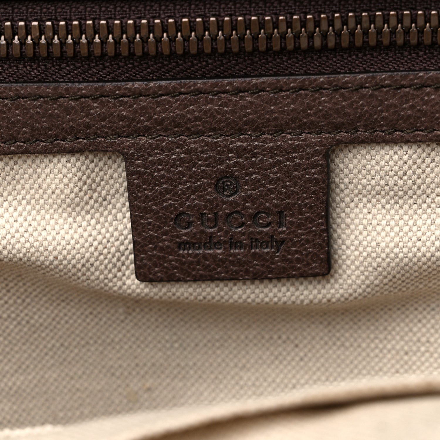 Gucci GG Supreme Monogram Calfskin Web Small Ophidia Day Backpack Beige Ebony New Acero 6 of 12
