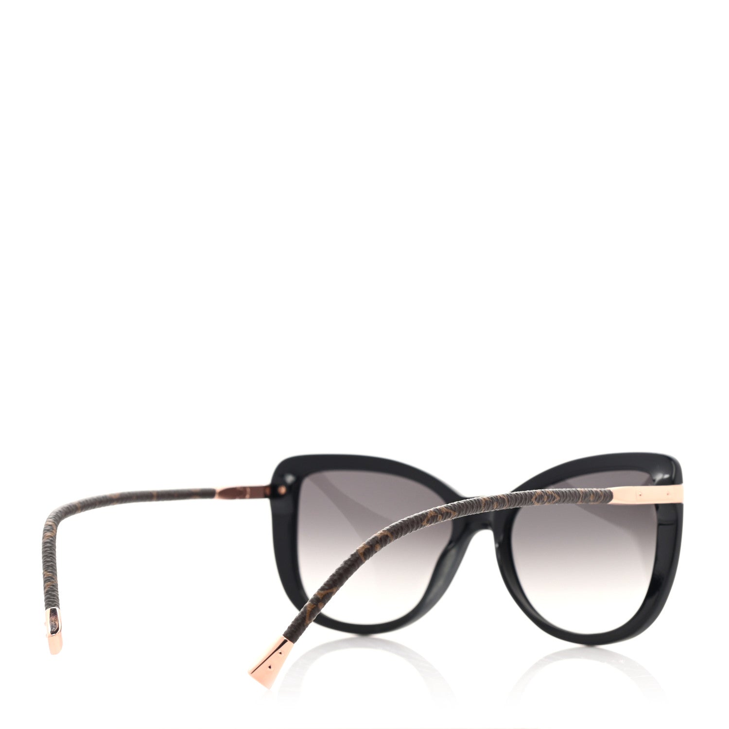 Louis Vuitton Monogram Acetate Charlotte Sunglasses Z0781W Black